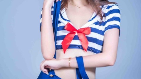 南粤篮球宝贝的水手服助威曲：赛场边的靓丽风景线